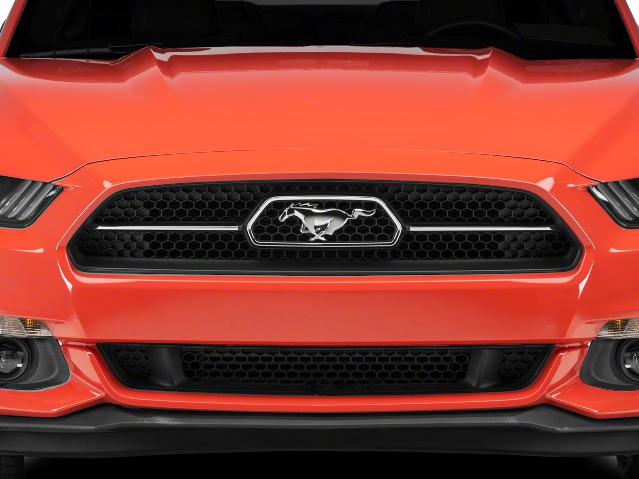 Ford Mustang 50 Year Package Upper Grille; Black FR3Z8200DA (15-17 ...