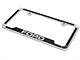 Ford License Plate Frame; Carbon Fiber Vinyl Insert (Universal; Some Adaptation May Be Required)