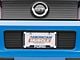 Ford License Plate Frame; Carbon Fiber Vinyl Insert (Universal; Some Adaptation May Be Required)