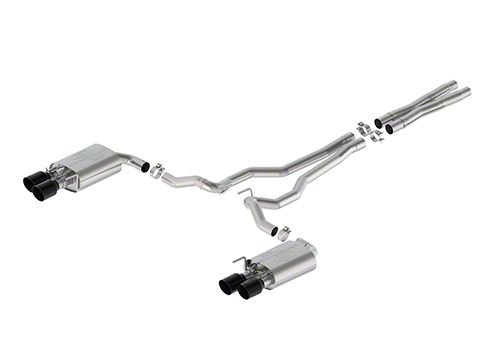 Ford Performance Mustang Extreme Active Cat-Back Exhaust with Black ...