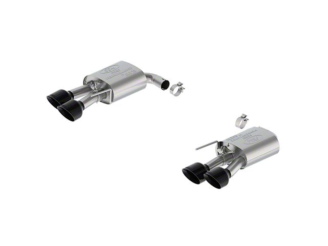 Ford Performance Extreme Active Axle-Back Exhaust with Black Chrome Tips and Dark Horse Rear Valance (2024 Mustang GT w/ Active Exhaust)