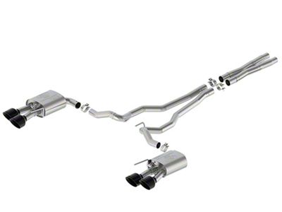 Ford Performance Extreme Active Cat-Back Exhaust with Black Chrome Tips and Dark Horse Quad Tip Rear Valance (2024 Mustang GT w/ Active Exhaust)