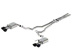 Ford Performance Extreme Non-Active Cat-Back Exhaust with Black Chrome Tips and Dark Horse Quad Tip Rear Valance (24-25 Mustang GT w/o Active Exhaust)