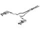 Ford Performance Extreme Active Cat-Back Exhaust with Chrome Tips and Dark Horse Quad Tip Rear Valance (2024 Mustang GT w/ Active Exhaust)