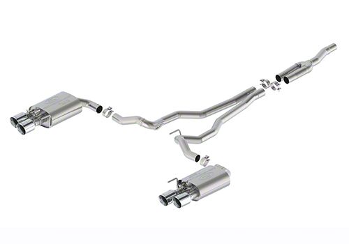 Ford Performance Mustang Sport Active Cat-Back Exhaust with Chrome Tips ...