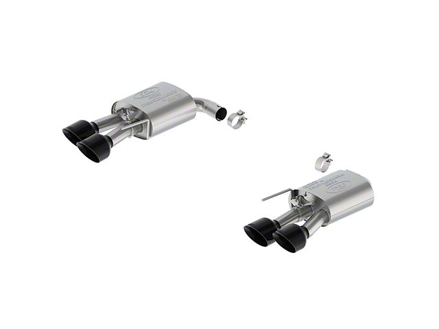 Ford Performance Sport Active Axle-Back Exhaust with Black Chrome Tips and Dark Horse Rear Valance (2024 Mustang GT w/ Active Exhaust)