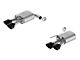 Ford Performance Sport Active Axle-Back Exhaust with Black Chrome Tips and Dark Horse Rear Valance (2024 Mustang GT w/ Active Exhaust)