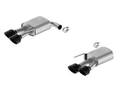 Ford Performance Sport Non-Active Axle-Back Exhaust with Black Chrome Tips and Dark Horse Rear Valance (2024 Mustang GT w/o Active Exhaust)