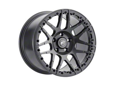 Forgestar F14 Beadlock Gloss Anthracite Wheel; Rear Only; 17x10; 50mm Offset (05-09 Mustang)