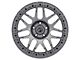 Forgestar F14 Beadlock Gloss Anthracite Wheel; Rear Only; 17x10; 50mm Offset (05-09 Mustang)