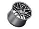 Forgestar F14 Drag Gloss Anthracite Wheel; Rear Only; 17x10; 50mm Offset (05-09 Mustang)