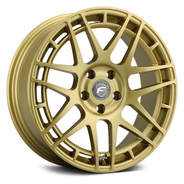 Forgestar Mustang F14C Semi Concave Gloss Gold Wheel; 18x9.5 ...