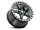Forgestar D5 Beadlock Gloss Black Machined Wheel; Rear Only; 15x10 (06-10 RWD Charger)