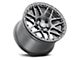 Forgestar F14 Beadlock Gloss Anthracite Wheel; Rear Only; 17x10 (06-10 RWD Charger)