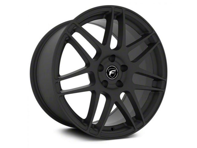 Forgestar F14 Drag Satin Black Wheel; Front Only; 18x5 (06-10 RWD Charger)