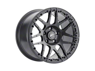 Forgestar F14 Beadlock Gloss Anthracite Wheel; Rear Only; 17x10; 50mm Offset (10-14 Mustang)