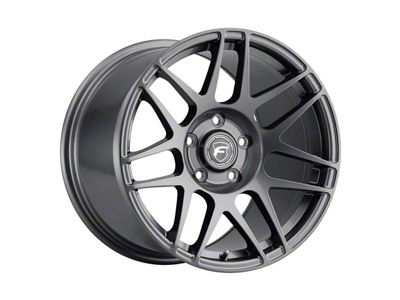 Forgestar F14 Drag Gloss Anthracite Wheel; Rear Only; 17x10; 50mm Offset (10-14 Mustang)