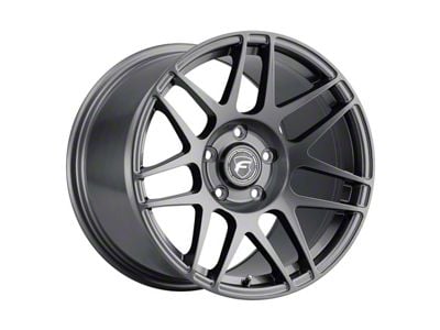 Forgestar F14 Drag Gloss Anthracite Wheel; Rear Only; 17x10; 50mm Offset (15-23 Mustang GT, EcoBoost, V6)