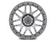 Forgestar F14 Beadlock Gloss Anthracite Wheel; Rear Only; 15x10 (08-23 RWD Challenger, Excluding Widebody)