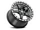 Forgestar D5 Beadlock Gloss Black Machined Wheel; Rear Only; 15x10 (05-13 Corvette C6)