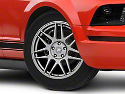 Forgestar F14 Drag Gunmetal Wheel; Front Only; 18x5; -23mm Offset (05-09 Mustang)