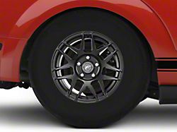 Forgestar F14 Drag Matte Black Wheel; Rear Only; 15x10 (05-09 Mustang GT, V6)