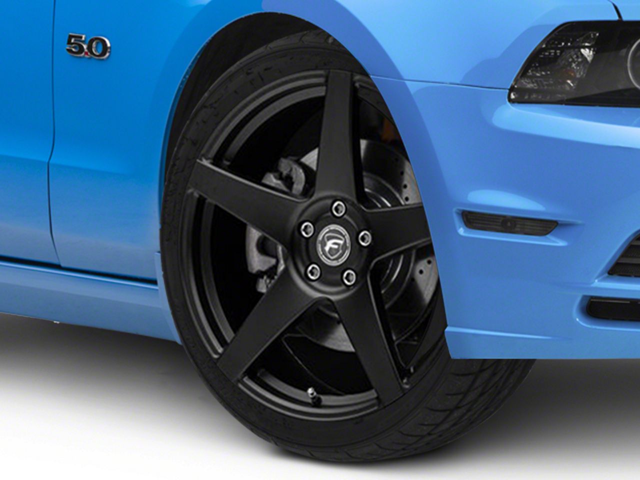 Forgestar Mustang Cf5 Monoblock Matte Black Wheel; 20x9 F11209066p35 