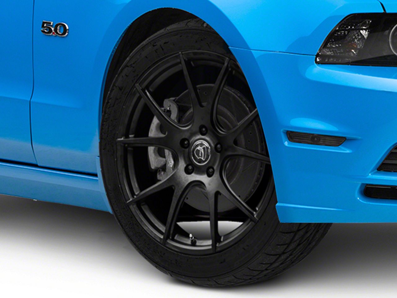 Forgestar Mustang CF5V Monoblock Matte Black Wheel; 19x9 F12299066P35 ...