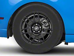 Forgestar F14 Drag Matte Black Wheel; Front Only; 17x4.5; -25mm Offset (10-14 Mustang, Excluding 13-14 GT500)