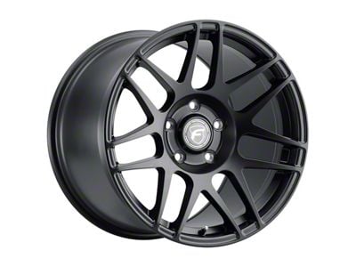 Forgestar F14 Drag Satin Black Wheel; Rear Only; 17x10; 50mm Offset (24-25 Mustang GT w/o Performance Pack, EcoBoost)