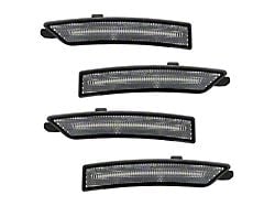 Form Lighting LED Side Marker Lights; Clear (24-25 Mustang)