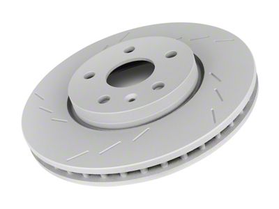 Frozen Rotors Slotted Rotor; Front Passenger Side (06-11 RWD V6 Charger w/ Single Piston Front Calipers)