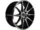 G-Line Alloys G0051 Gloss Black Machined Wheel; 18x8.5 (05-09 Mustang GT, V6)