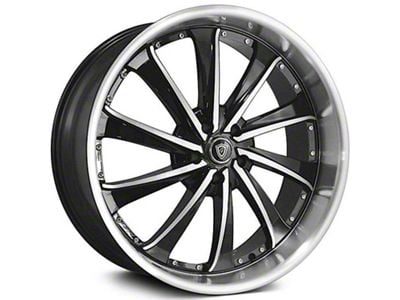 G-Line Alloys G0016 Gloss Black Machined Wheel; 20x8.5; 20mm Offset (06-10 RWD Charger)