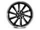 G-Line Alloys G0016 Gloss Black Machined Wheel; 22x9.5 (06-10 RWD Charger)