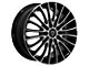 G-Line Alloys G0078 Gloss Black Machined Wheel; 18x8 (21-24 Mustang Mach-E, Excluding GT)