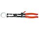 Gedore Tools Hose Clip Plier with Ratchet Locking Mechanism; Straight