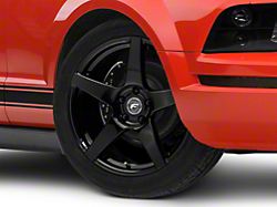 Forgestar CF5 Monoblock Piano Black Wheel; 19x9 (05-09 Mustang)