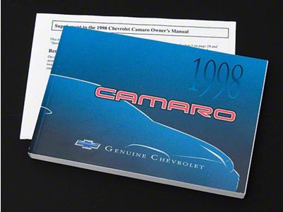 GM 1998 Camaro Owners Manual