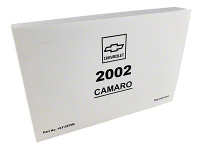 GM 2002 Camaro Owners Manual