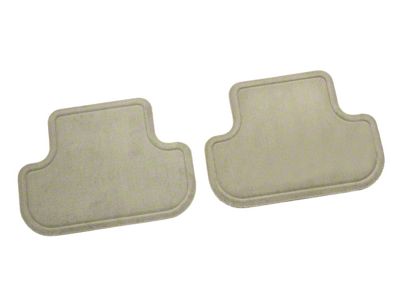 GM Rear Floor Mats; Titanium (11-14 Camaro)