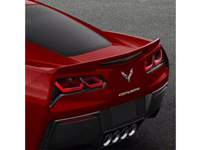 GM Z51 Style Rear Blade Spoiler; Crystal Red (14-19 Corvette C7)