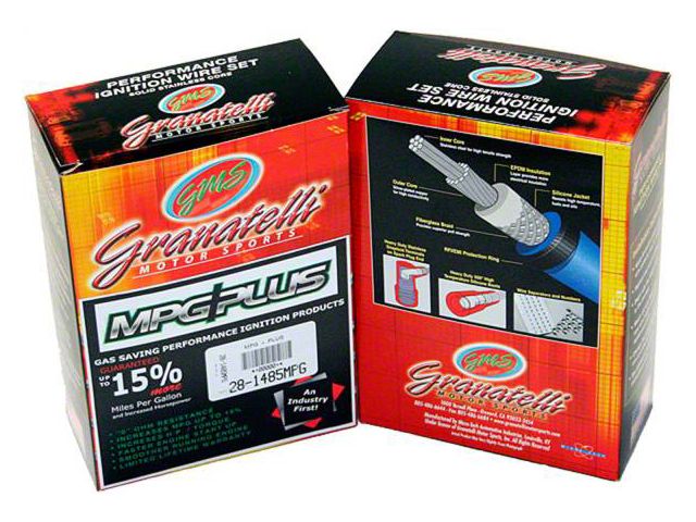 Granatelli Motor Sports MPG Plus Spark Plug Wires; Red (94-95 5.7L Camaro)