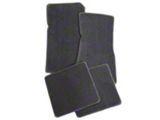 Lloyd Front and Rear Floor Mats; Gray (79-93 Mustang)