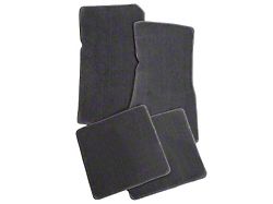 Lloyd Front and Rear Floor Mats; Gray (79-93 Mustang)