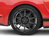 GT350 Style Gloss Black Wheel; Rear Only; 19x10 (15-23 Mustang GT, EcoBoost, V6)