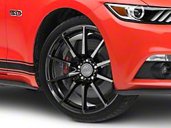 GT350 Style Gloss Black Wheel; 19x8.5; 30mm Offset (15-23 Mustang GT, EcoBoost, V6)