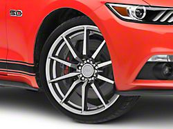 GT350 Style Charcoal Wheel; 19x8.5; 30mm Offset (15-23 Mustang GT, EcoBoost, V6)