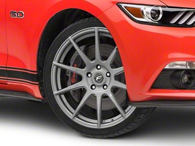 Forgestar CF10 Monoblock Gunmetal Wheel; 19x9; 35mm Offset (15-23 Mustang GT, EcoBoost, V6)