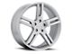 HELO HE885 Silver Wheel; 20x8.5 (10-15 Camaro, Excluding ZL1)